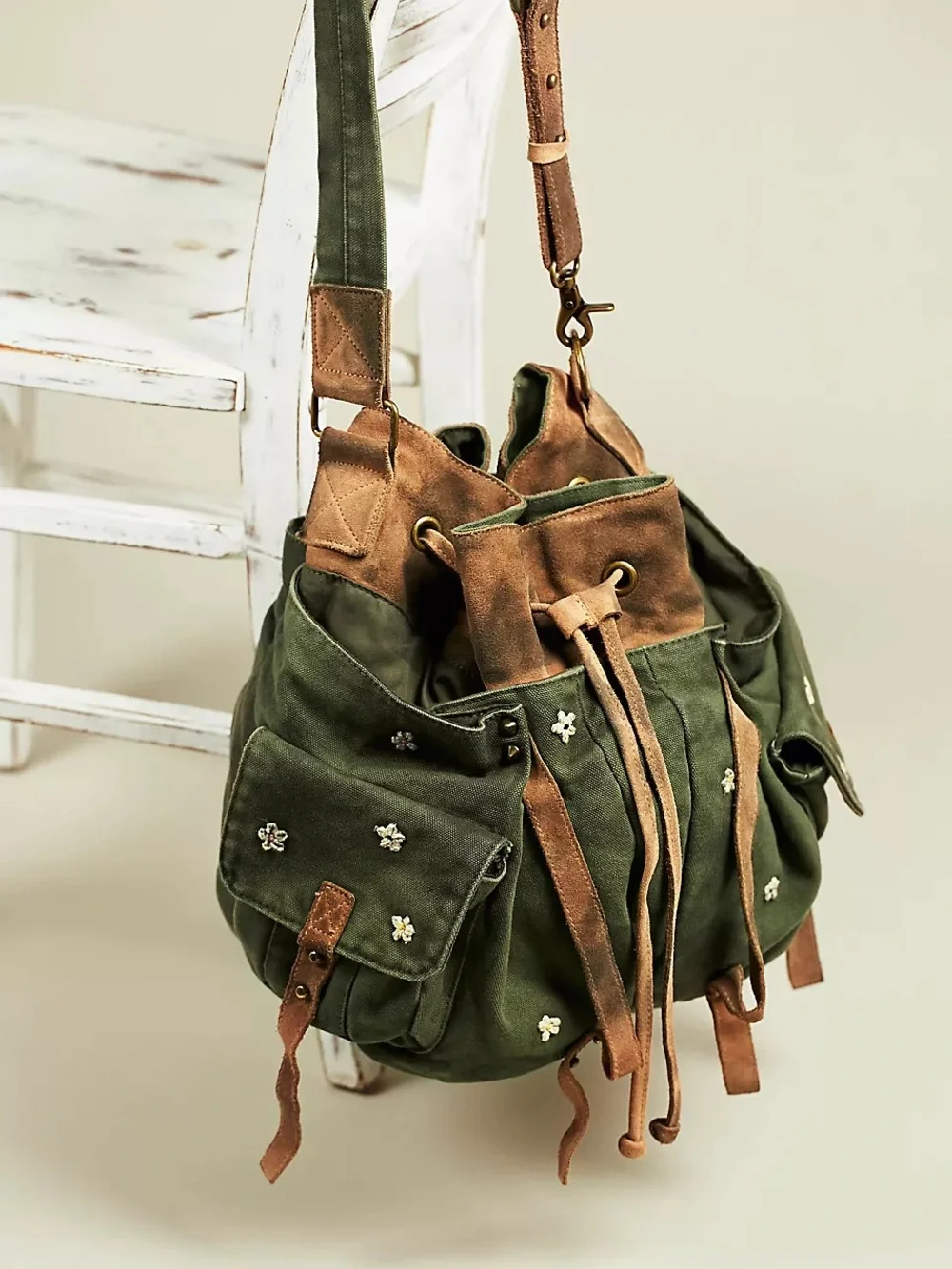 Free People Mason Slouchy Bucket Bag